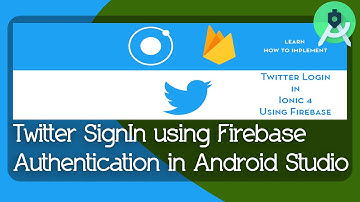 Android Twitter Login or SignIn using Firebase Authentication Android Studio || Twitter Login Bangla