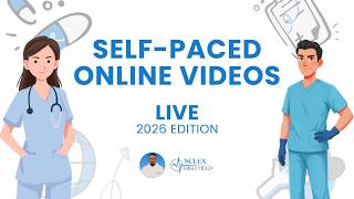 [NCLEX High Yield] LIVE COURSE - Navigate your Course & Self Paced Online Videos 30-Day Registration