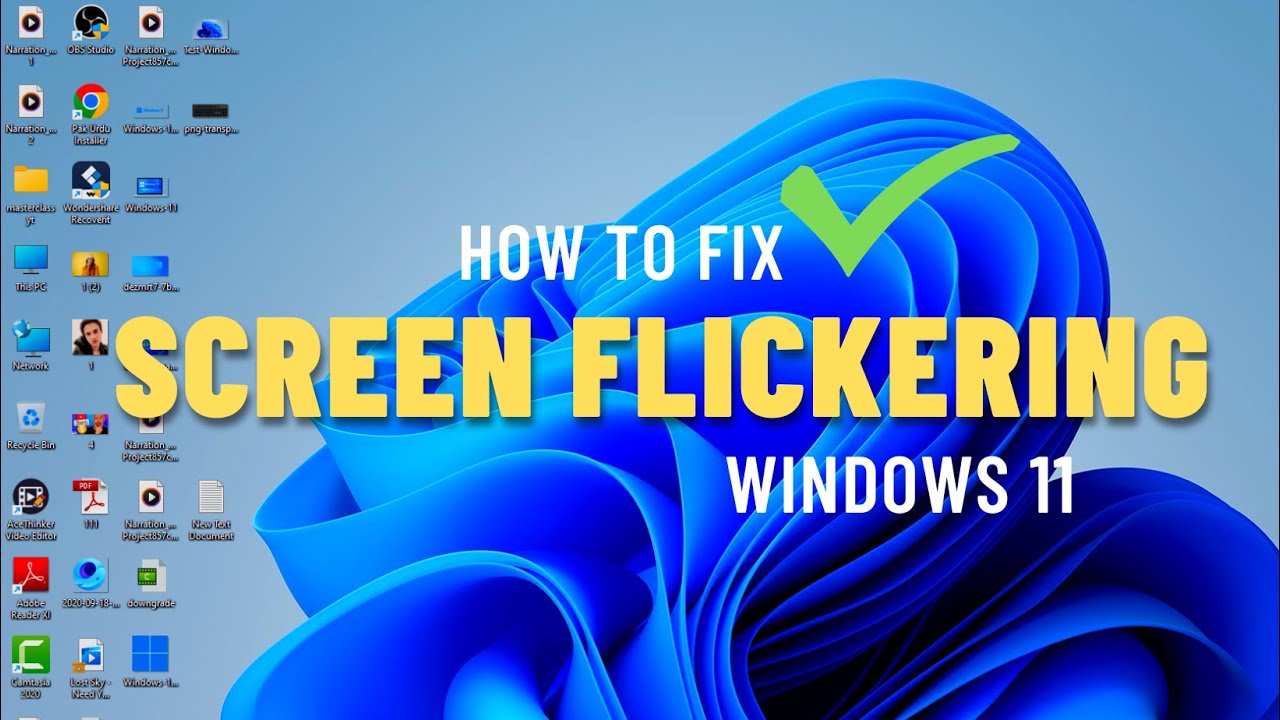 How to Fix Screen Flickering in Windows 11 YouTube