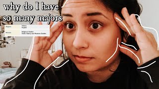 double majoring AND double minoring in uni?! | why I double majored + college majors explained