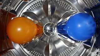 Funny laundry: Balloons inside the washing machine _part 13🎈