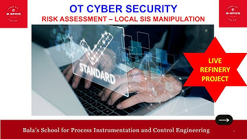 OT CYBERVEILIGHEIDSRISICOBEOORDELING (LOKALE SIS-MANIPULATIE)