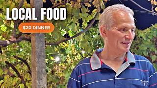 Albanian Food In Berat Dining In The Historic Gorica Quarter At Night