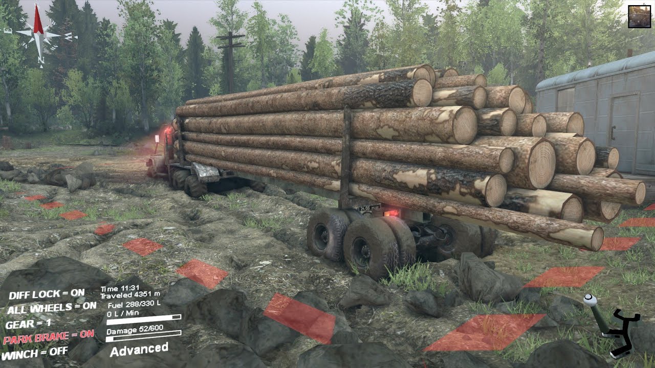 Spintires Full Game┃Plains REMATCH #2 