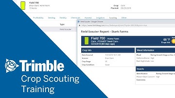 How to Enter Crop Scouting Data | Online Training | Trimble Ag Software