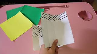 Operasi bilangan pecahan Penjumlahan dan Pengurangan - Menggunakan kertas origami