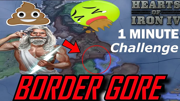 HOI 4 Border Gore 1 Minute Challenge (RIP EYES) hoi4 strategy game