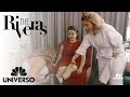 Chiquis shaving Jacqie’s legs | The Riveras | Universo