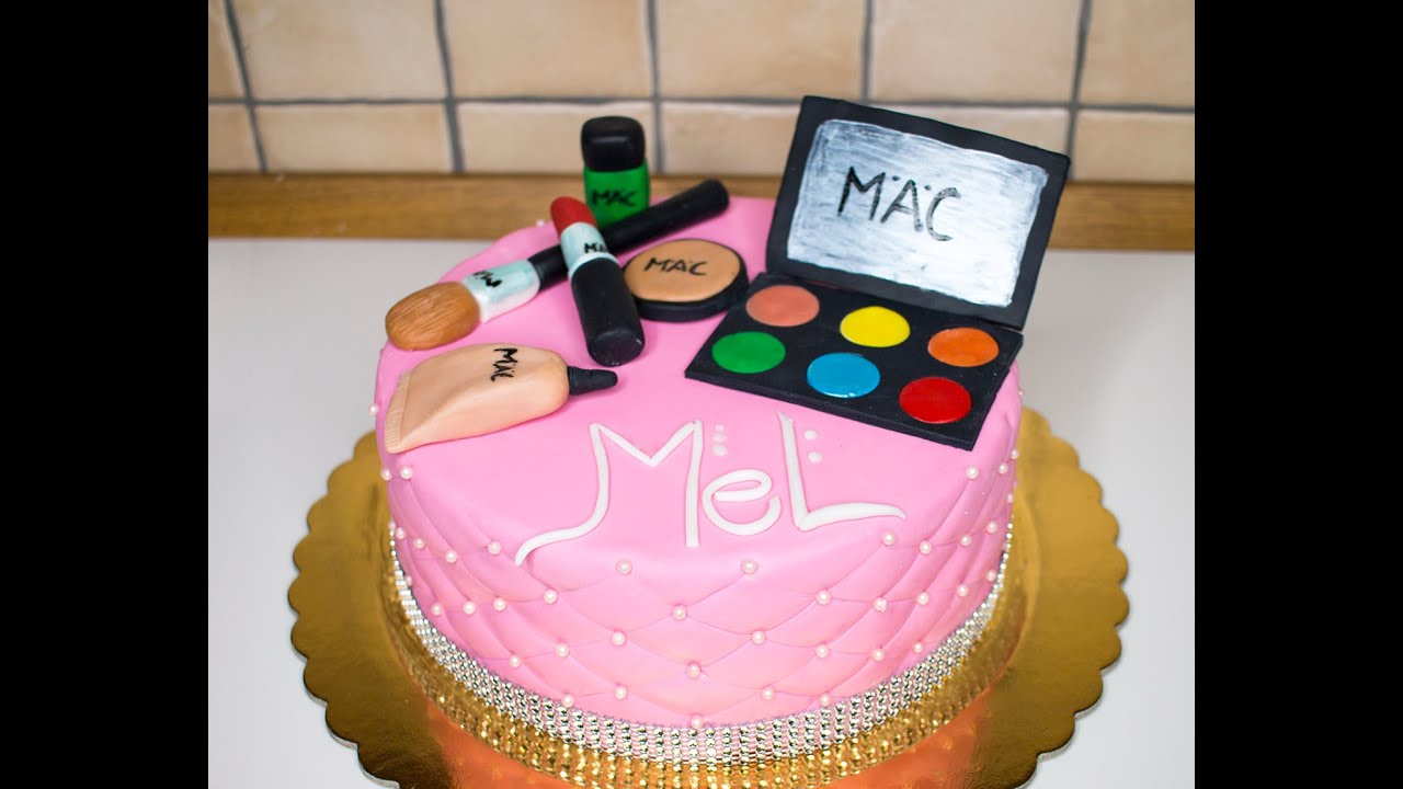How To Make A Mac Up Cake You