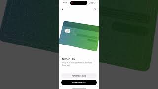 How to order Cash App Glitter Card?
