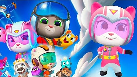 Talking Tom Sky Run Gameplay Part 2 : Mission 16-25 Walkthrough (Android/iOS)