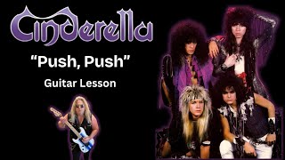 Cinderella Push Push Riff Lesson