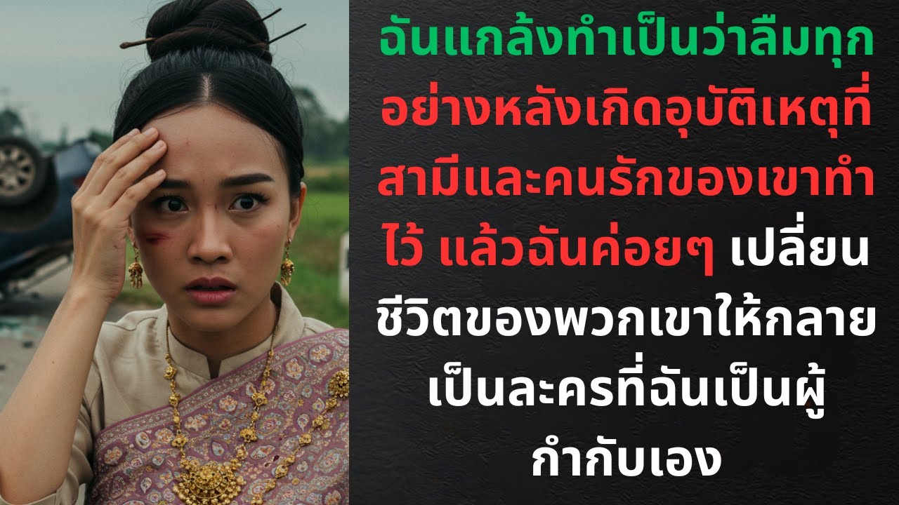 ฉันแกล้งทำเป็นว่าลืมทุกอย่างหลังเกิดอุบัติเหตุที่สามีและคนรักของเขาทำไว้ แล้วฉันค่อยๆ เปลี่ยนชีวิ...