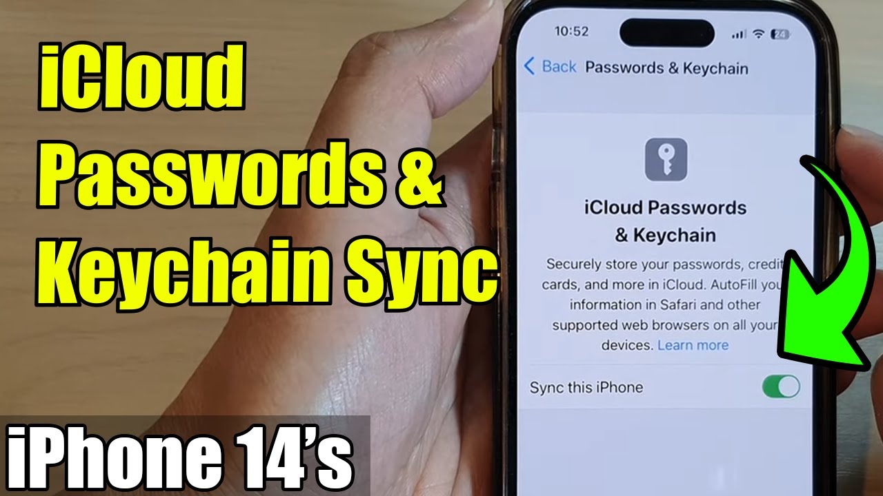 iPhone 14/14 Pro Max: How to Turn On/Off iCloud Password & Keychain ...