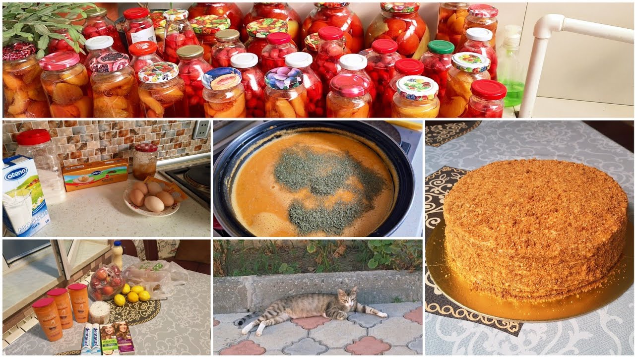 VLOG478 #uzun zamandan sonra tort bişirdim🎂 #bu saç boyasından istifadə edirəm👩‍🦱🌷