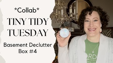 Tiny Tidy Tuesday Collab | Box #4 | FlyLady Babystep Basement Declutter
