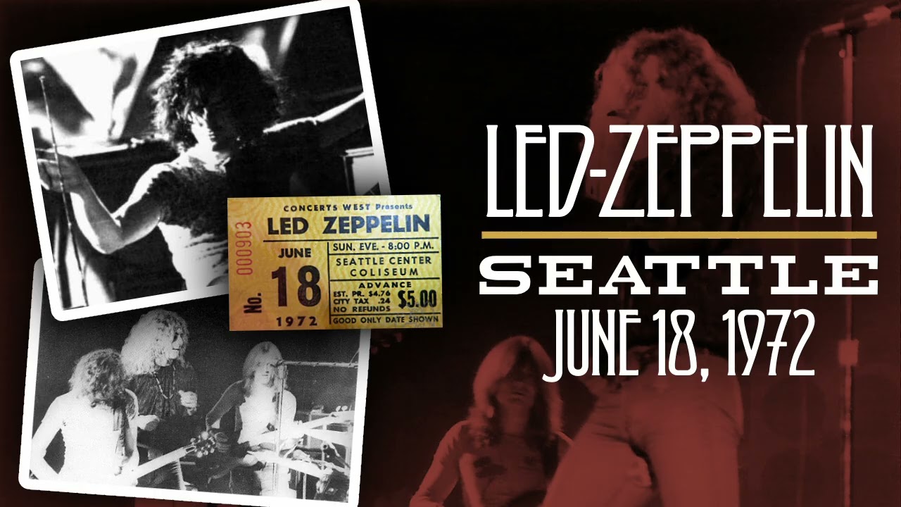 Led Zeppelin - Live in Seattle, WA (June 18th, 1972) - BEST SOUND