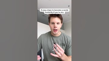 4 easy steps to become a social butterfly if you’re shy #socialskills #andrewgodwin