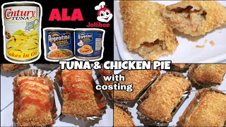 How to make Tuna and Chicken pie ala jollibee| Pwedeng pang negosyo| with costing
