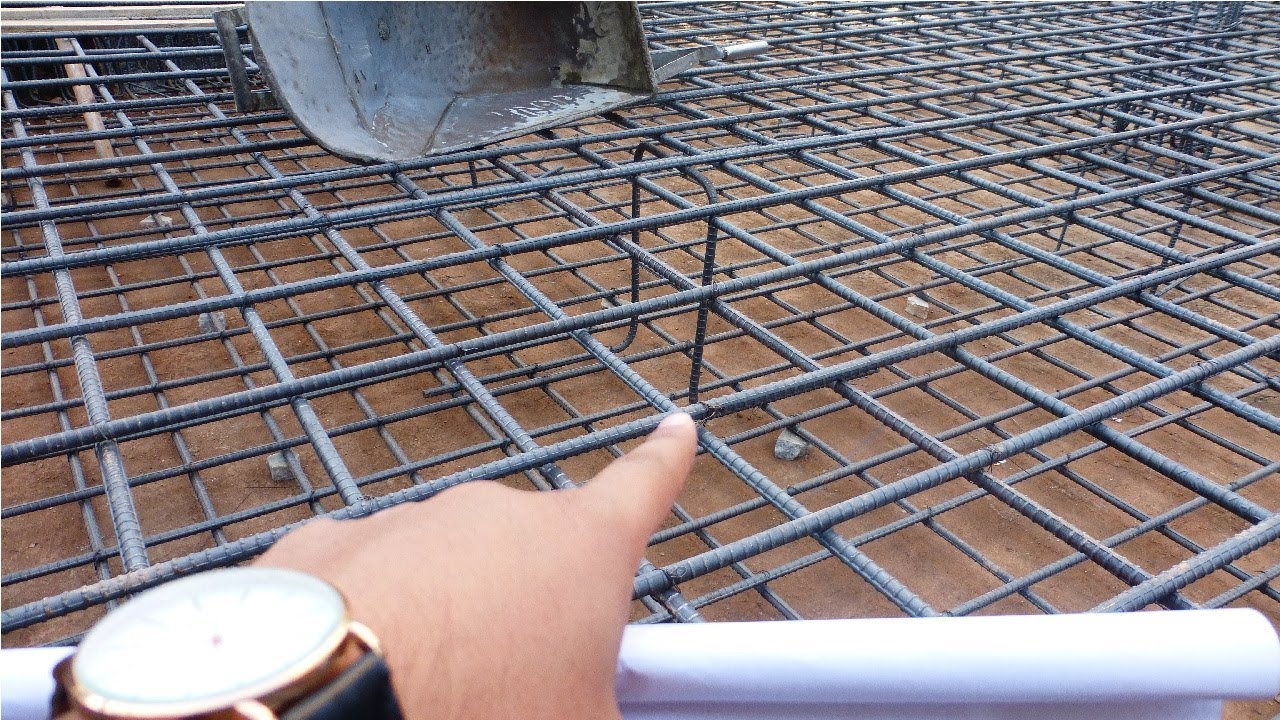 How We Provide Chair Reinforcement In Raft Foundation Youtube