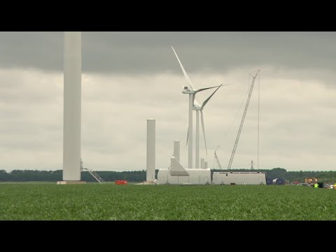 Eerste turbine Windpark Zeewolde in gebruik genomen