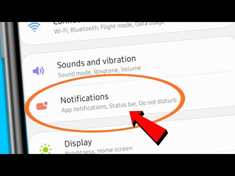 samsung mobile notification settings ||   notification setting in Samsung Galaxy m11