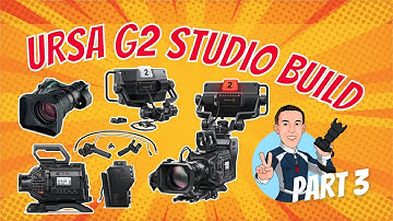 Hoe je een Blackmagic URSA Broadcast G2 studiocamera bouwt met een Fujinon-lens en glasvezelconve...