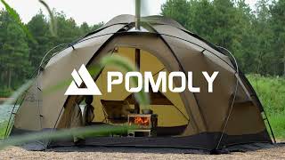 Pomoly 4 Person Dome Tent For Camping By The Lake