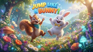 🐰 Jump Like a Bunny! | Move with Coco 🐿️🐰 | Fun Action Song for Kids
