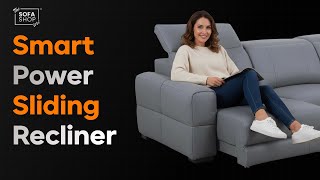 Extendable Electric Sofa | Smart Power Sliding Recliner Sofa for Home Theater | 15% Off