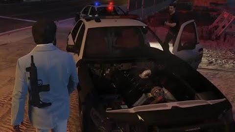 Mr. K gets taken hostage in a cop car | GTA RP Nopixel