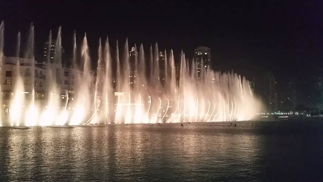 Whitney Houston I Will Always Love You Dubai fountain FULL HD YouTube