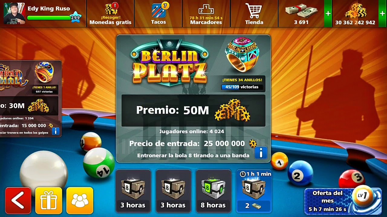 Prize 5. 8 Ball Pool lvl 300 account. Rumble Quest 8 poolball. This Club is broken Miniclip.
