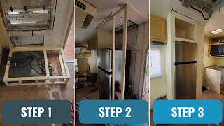 How to build inside cabinets in an RV Creating more storage space (part 3)