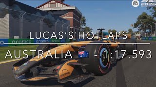 Lucas’s Hotlaps: Australia 🇦🇺 - 1:17.593 (2555 in the world at the time)