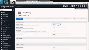 Installing ArticleSetup with Softaculous in cPanel
