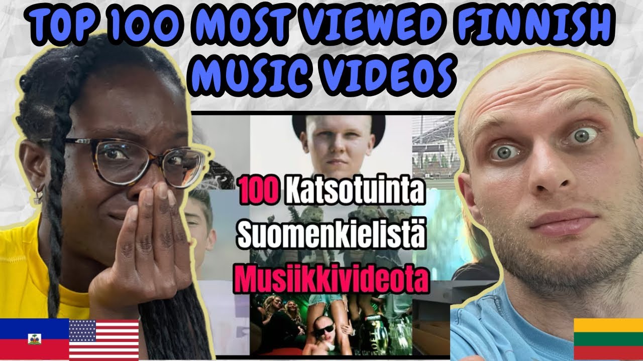 РЕАКЦИЯ НА 100 самых просматриваемых финских музыкальных клипов | ПЕРВЫЙ ПРОСМОТР