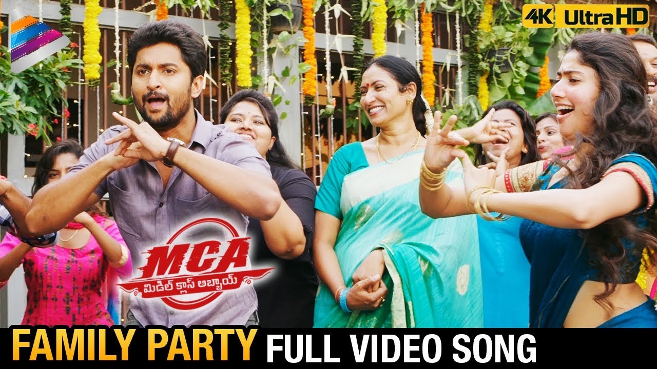 Family Party Full Video Song 4K  MCA Video Songs  Nani  Sai Pallavi  DSP  Telugu FilmNagar