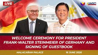 Welcome Ceremony for President Frank-Walter Steinmeier of Germany and Signing of Guestbook