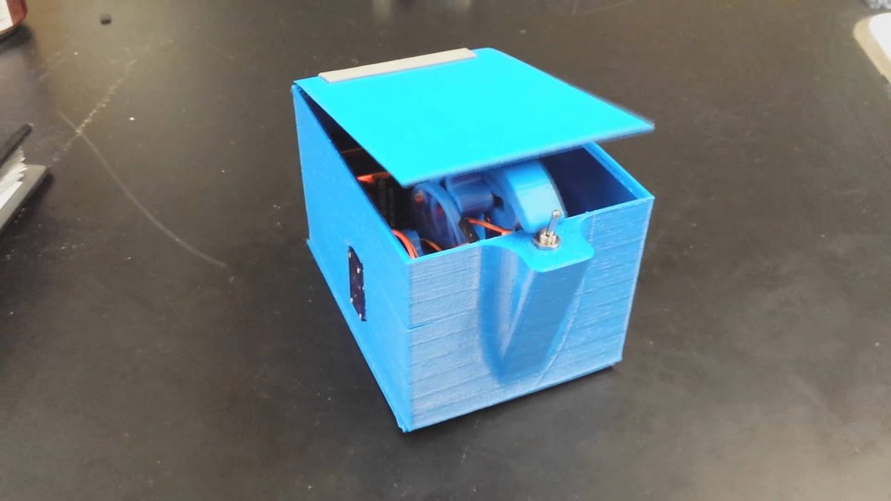 3D printed Useless Box - YouTube