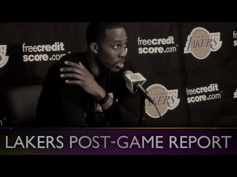 Lakers Post Game: Dwight Howard On Playoffs and Team Feeding Off His Energy