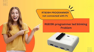 Rt809h programmer led blinking problem solution #repair #viral