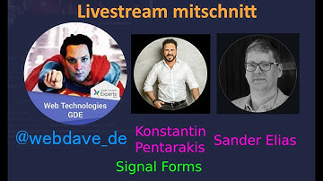 Angular SignalForms with Sander Elias and Konstantin Pentarakis