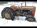 Massey Ferguson 35 (MF 35) tractor restoration project part 1