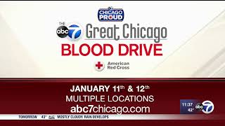 ABC 7: Blood Donation Incentive & Great Chicago Blood Drive (12 07 22)