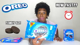 The Fastest Oreo Pack Ever Eaten Family Size