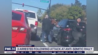 Deputies: 3 arrested following violent outbreak at Neo-Nazi rally in Orlando