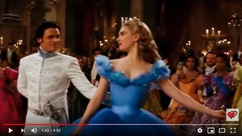 Leonard Cohen - Dance Me To The End Of Love (video elokuvasta Cinderella - Tuhkimo, vuodelta 2015)