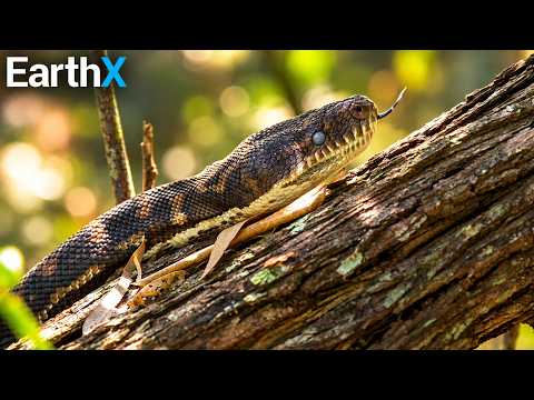 Catching And Releasing A Carpet Python| Aussie Snake Wranglers | EarthX