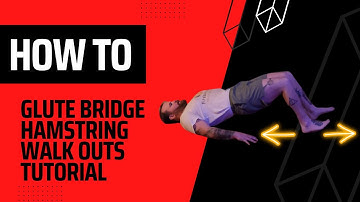 How to Perform Glute Bridge Hamstring Walk Outs | Leg Workout | Fitness Tips | Glutes & Hamstrings